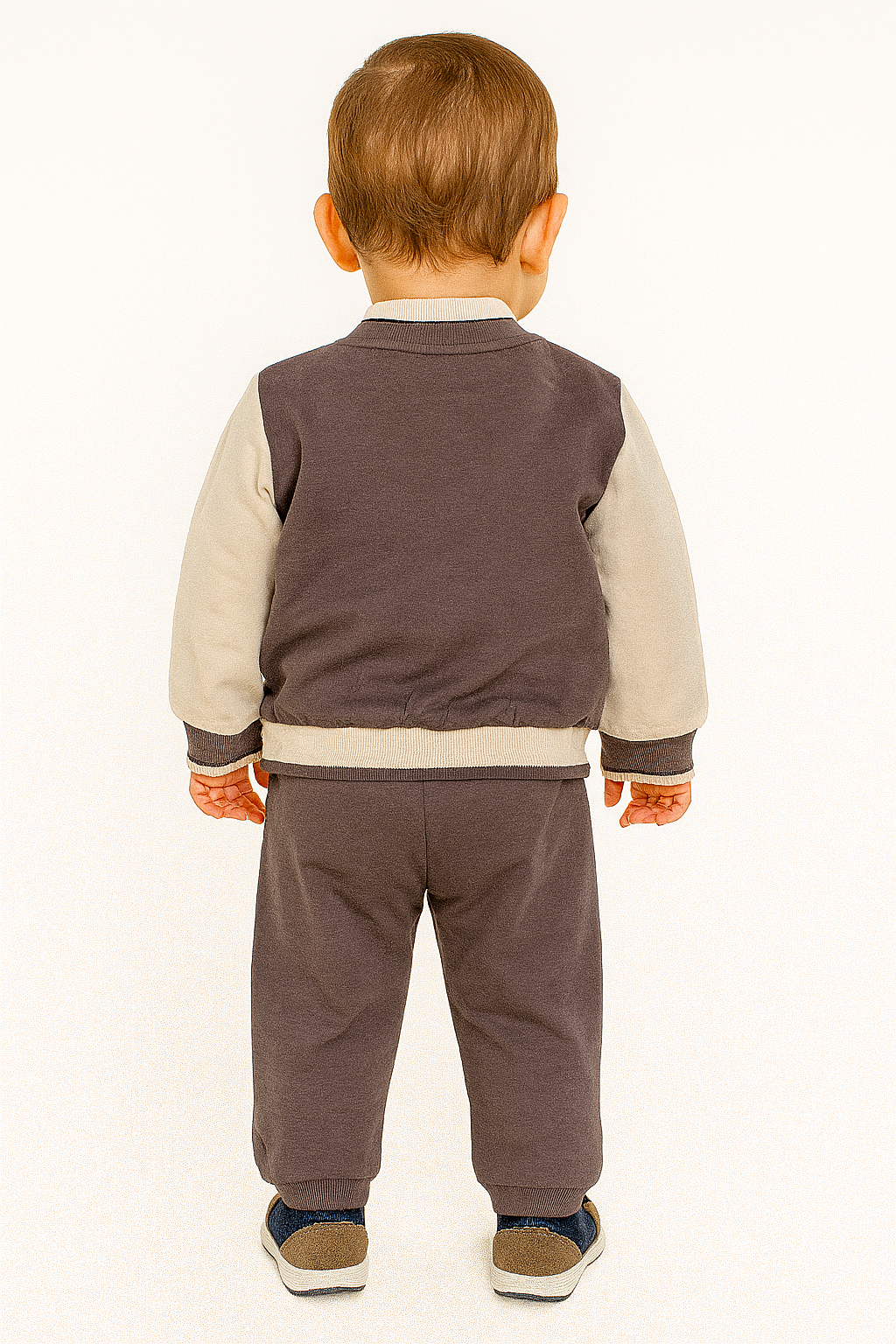 Dres 3 części chłopięcy brązowy Arif Baby 1021-16725