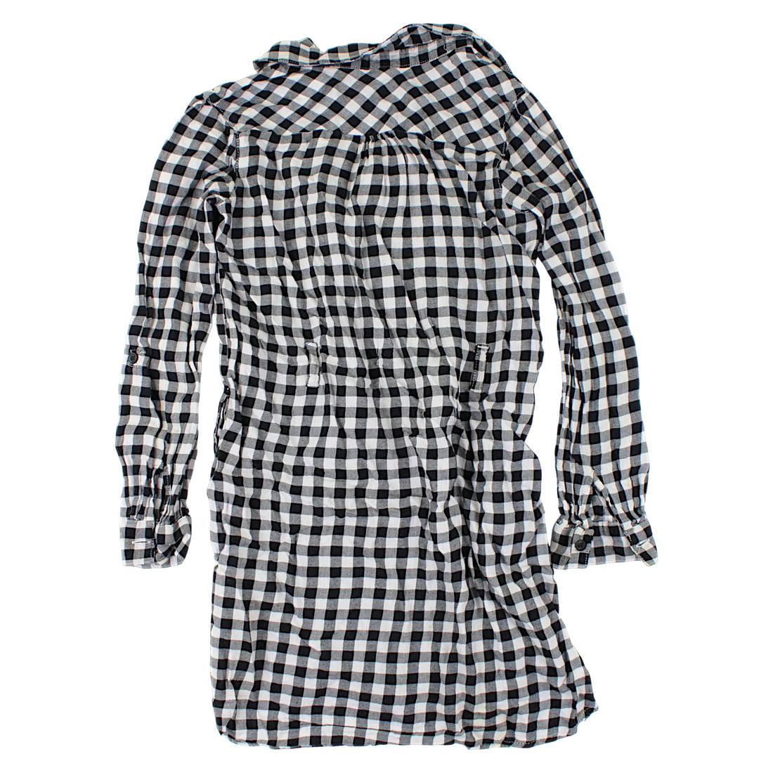Long sleeve checkered tunic for girls used LOGG code 144