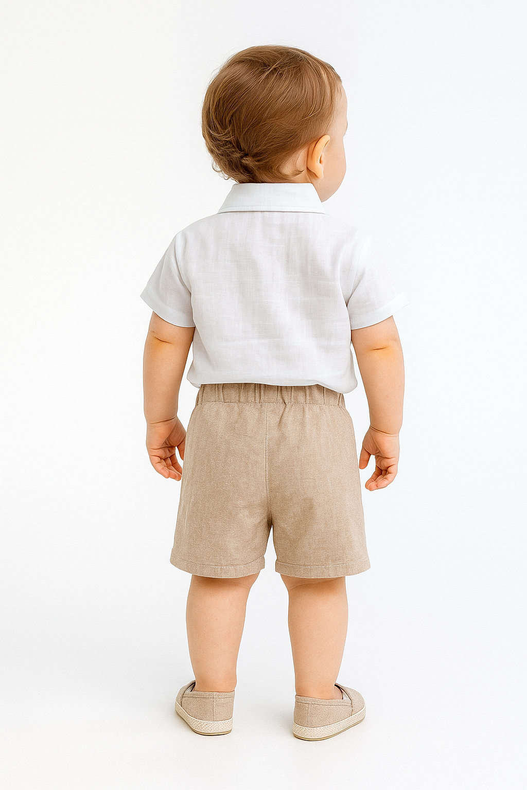 Komplet wizytowy chłopięcy beżowy Ilgin 1253-5625-1