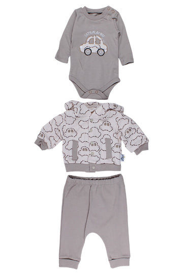 Komplet chłopięcy beżowy Pakel 1388-6825-1