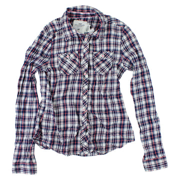 Girls' checked shirt with pockets, used H&M code 172