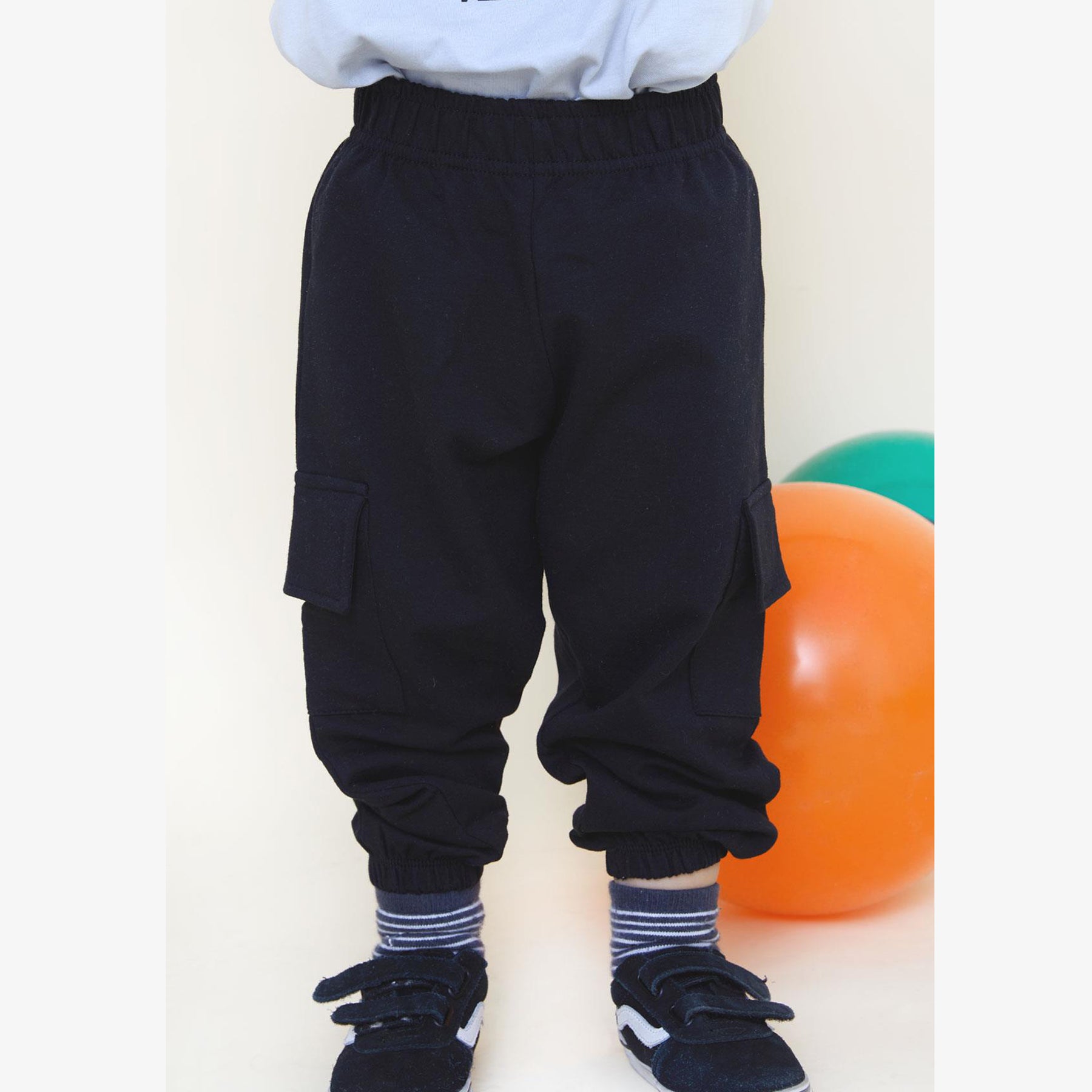 Boys black Breeze combat sweatpants 19744-10924 - Main Image