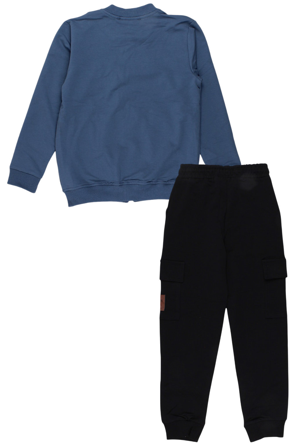 Komplet spodnie bojówka chłopięcy niebieski Kocak S-2008-6825