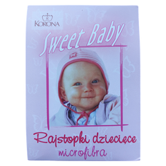 Rajstopki dziecięce microfibra dziewczęce biały Korona 2467-6525-3