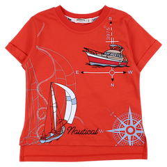 Bluzka chłopięca pomarańczowa Breeze 21470-14425