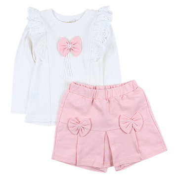 Komplet dziewczęcy kremowy Furay 2422-15425-28