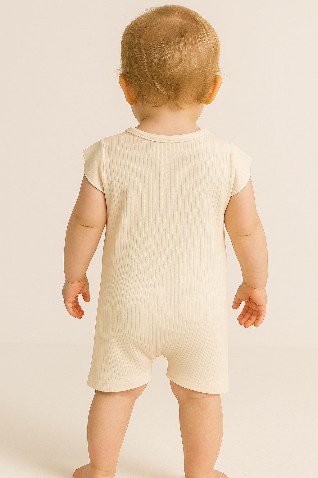 Rampers truskawka dziewczęce krem Pokipo 3022-5625-28