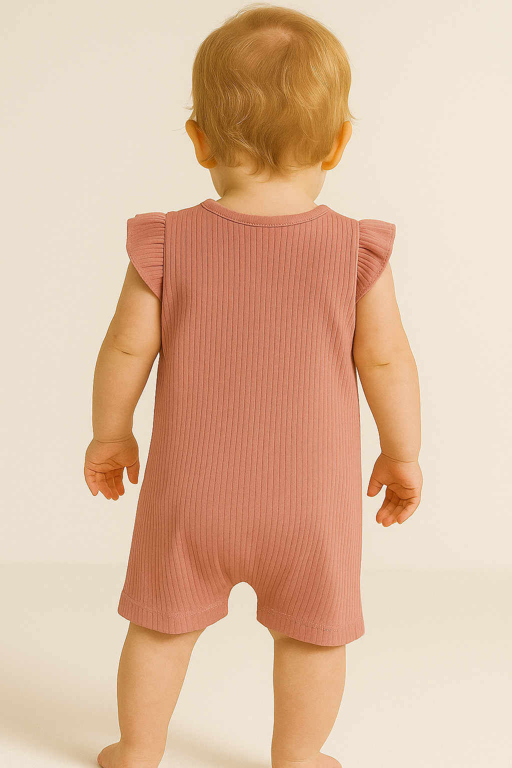 Rampers truskawka dziewczęce ciemny róż Pokipo 3022-5625-10