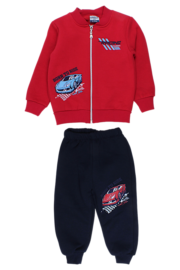 Dres ocieplany Auto chłopięcy czerwony Lovella kids 35024-11925-18