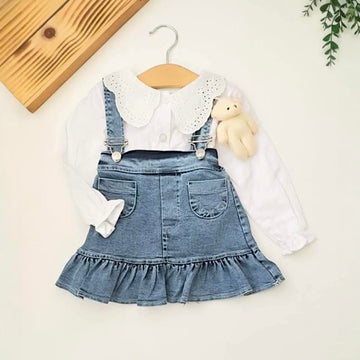 Set Rock Bluse Mascot Mädchen blau 420-13324 GKMOD