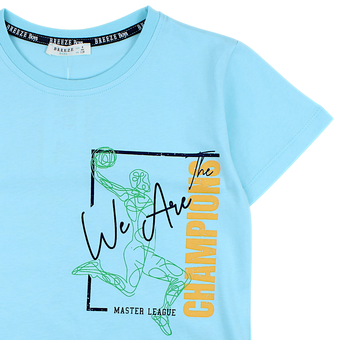 Bluzka koszykarz chłopięca turkus Breeze 5523-14425