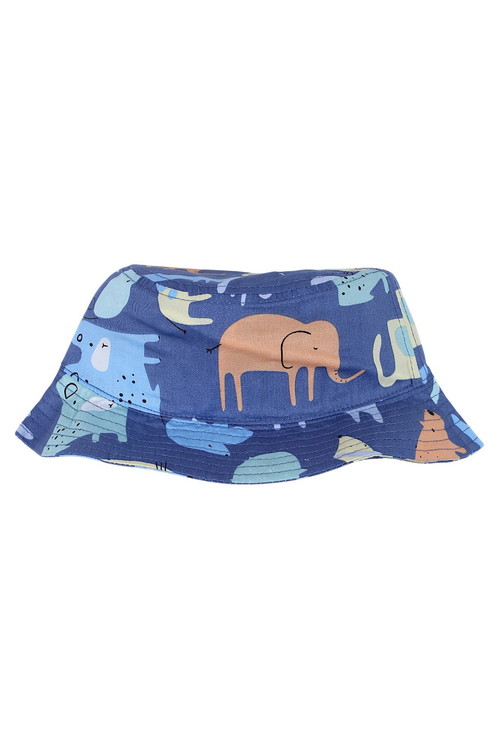 Kapelusz wzory chłopięcy niebieski Guliwerkids TN2205-2-26625-35