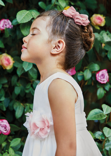 Abel & Lula 5030-1 Sukienka wizytowa dziewczynka kolor biały -  - #tag1# - #tag2# - #tag3# - #tag4#