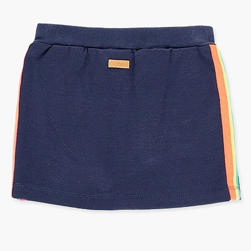 Bawełniana sportowa spódnica dla dziewczynki Boboli 408158-2440-M granat -  - #tag1# - #tag2# - #tag3# - #tag4#