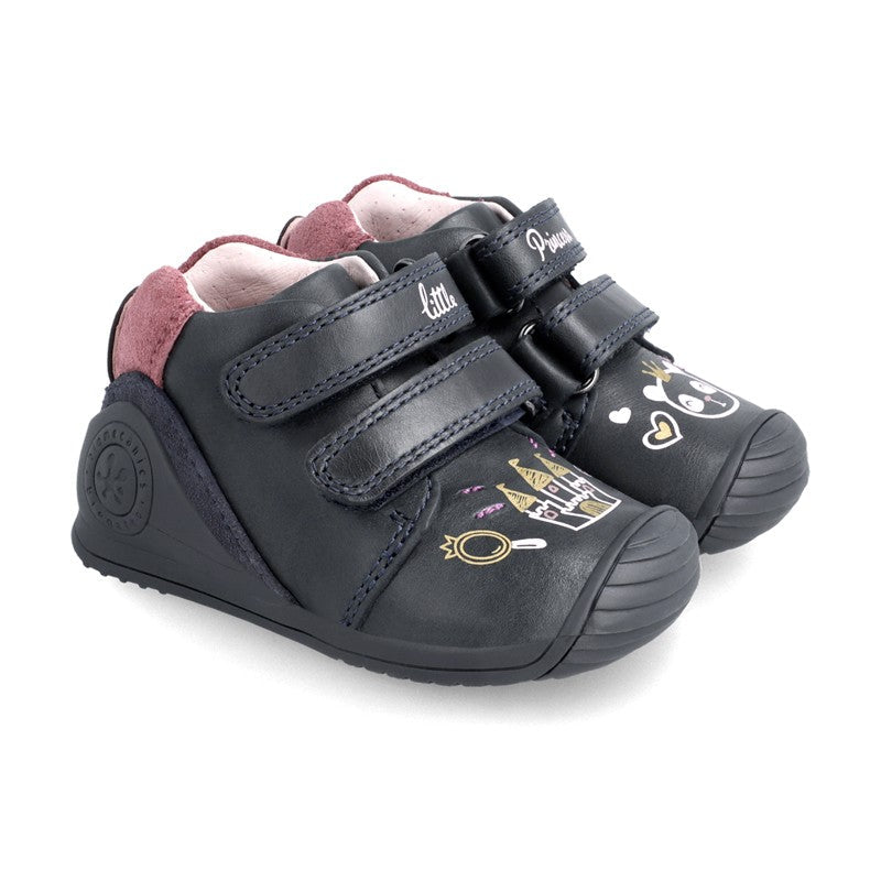 Biomecanics Sneakersy dziewczęce 211112-A granatowy - - #tag1# - #tag2# - #tag3# - #tag4#