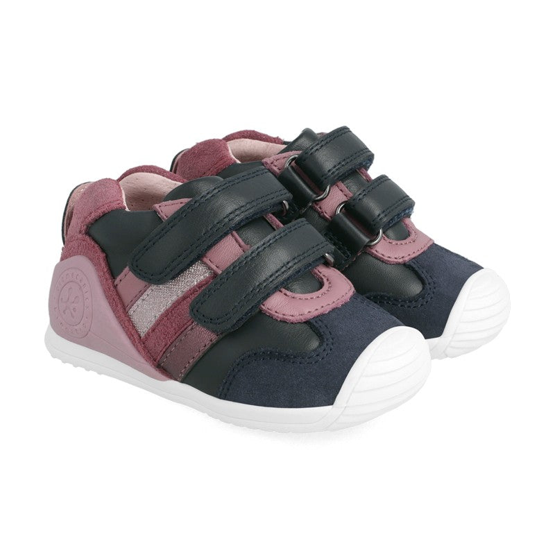 Biomecanics Sneakersy dziewczęce 211125-A granatowy - - #tag1# - #tag2# - #tag3# - #tag4#