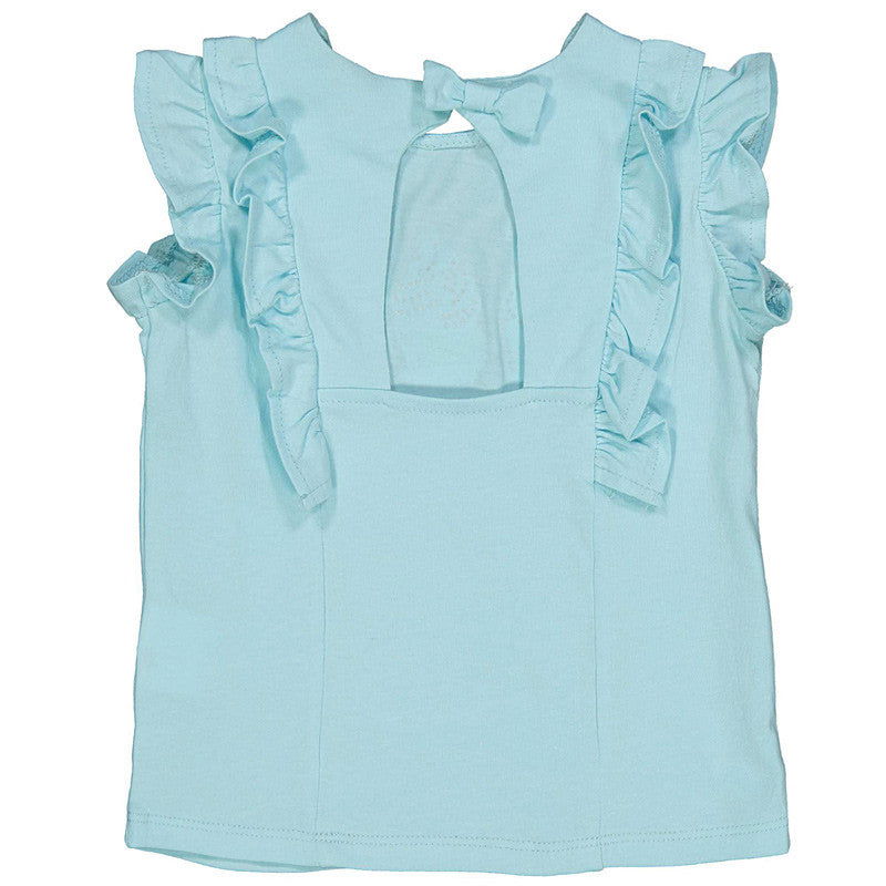 Birba Koszulka Baby Girl 44132-00 65B kolor turkusowy - - #tag1# - #tag2# - #tag3# - #tag4#