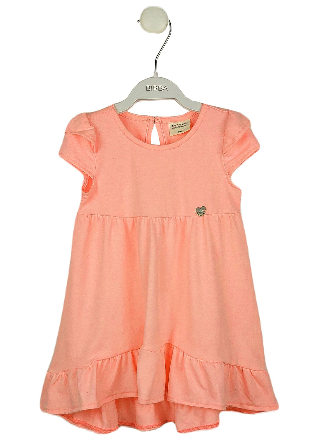 Birba&Trybeyound 65322-00-51B Sukienka bawełniana kolor łosoś -  - #tag1# - #tag2# - #tag3# - #tag4#