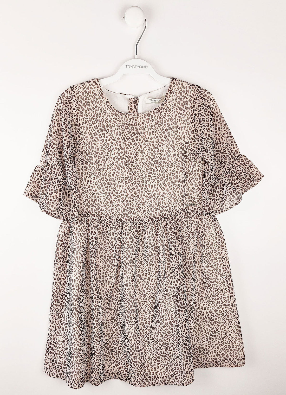 Birba&Trybeyound 65598-00-91Z Sukienka w panterkę kolor brązowy -  - #tag1# - #tag2# - #tag3# - #tag4#