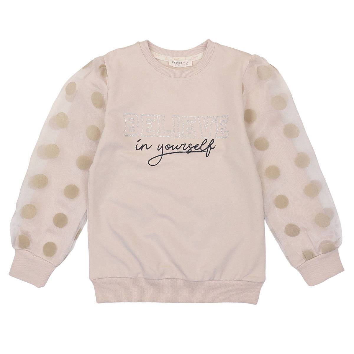 Bluza Believe dziewczynka beż 18512-11223 GKMOD - - #tag1# - #tag2# - #tag3# - #tag4#
