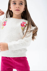 Bluza Boboli 227146-7359 kolor szary