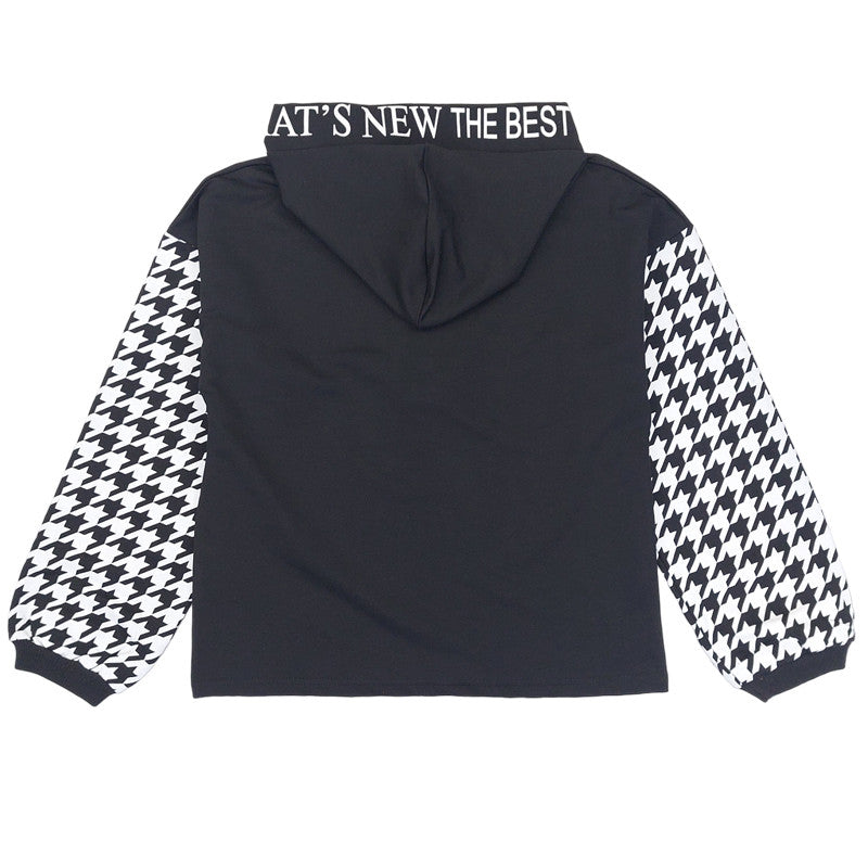 Bluza Cienka dziewczynka czarny 7732-131123 GKMOD - - #tag1# - #tag2# - #tag3# - #tag4#