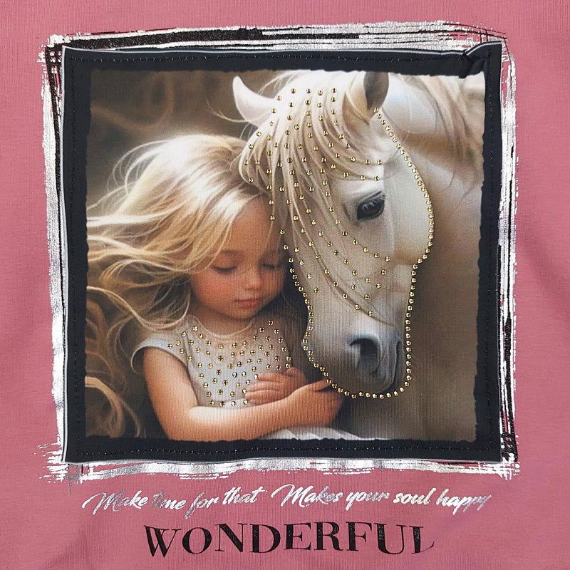 Bluza Wonderful dziewczynka jagoda 4793-261023 GKMOD - - #tag1# - #tag2# - #tag3# - #tag4#