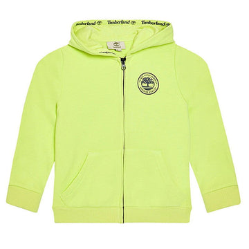 Bluza dresowa z kapturem chłopięca TIMBERLAND T25S17-60B żółta - - #tag1# - #tag2# - #tag3# - #tag4#