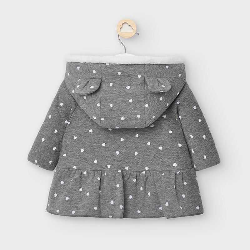 Bluza ocieplana dziewczęca Mayoral 2461-10 Szary - - #tag1# - #tag2# - #tag3# - #tag4#