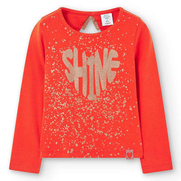 Bluzka Boboli 447083-7411 kolor cegła -  - #tag1# - #tag2# - #tag3# - #tag4#