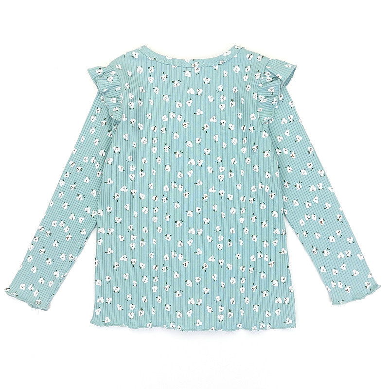 Bluzka Łączka dziewczynka mięta 19139-131123 GKMOD - - #tag1# - #tag2# - #tag3# - #tag4#