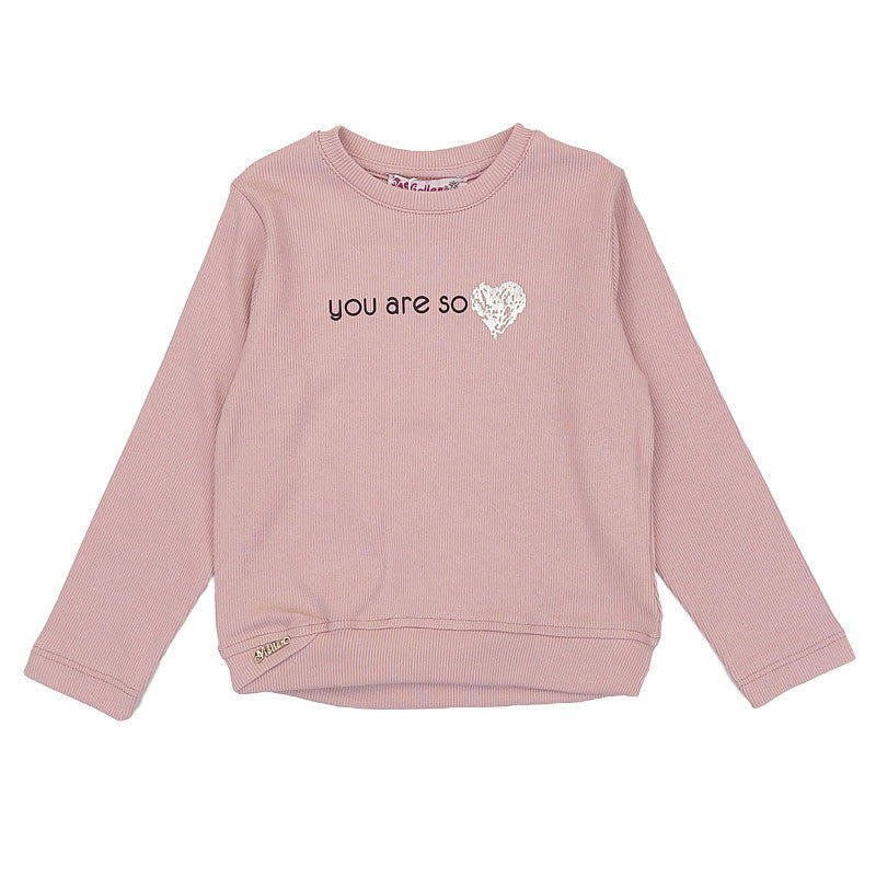 Bluzka Prążek dziewczynka wrzos 3218-131123 GKMOD - - #tag1# - #tag2# - #tag3# - #tag4#