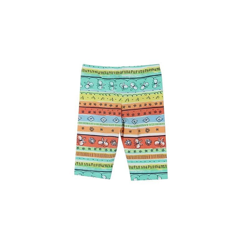 Boboli 215075-9792 Getry dla dziewczynki 3/4 we wzorki kolor zielony/pomarańcz -  - #tag1# - #tag2# - #tag3# - #tag4#