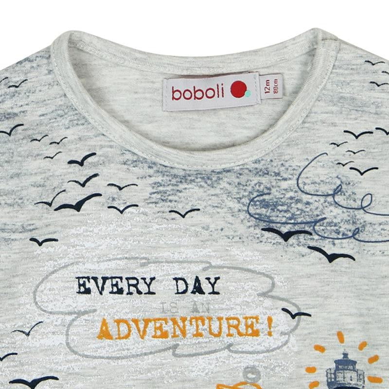 Boboli 226099-7299 sukienka dla dziewczynki kolor szary -  - #tag1# - #tag2# - #tag3# - #tag4#