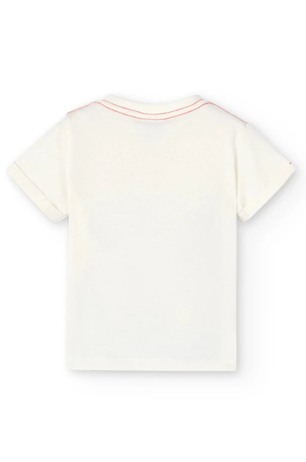 Boboli 316022-1111 T-shirt chłopiec kolor krem - - #tag1# - #tag2# - #tag3# - #tag4#