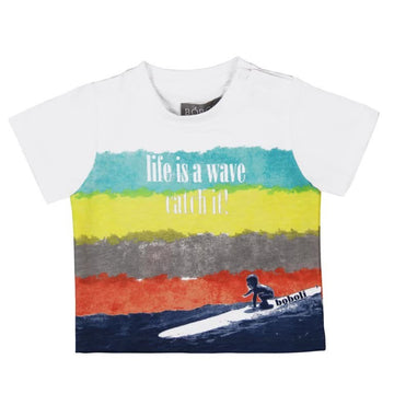 Boboli 323053-1100 T-shirt kolor BIAŁY -  - #tag1# - #tag2# - #tag3# - #tag4#