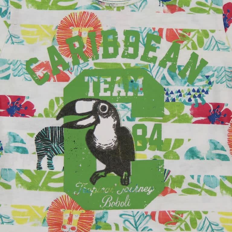 Boboli 343044-9482 T-shirt kolor KIWI -  - #tag1# - #tag2# - #tag3# - #tag4#