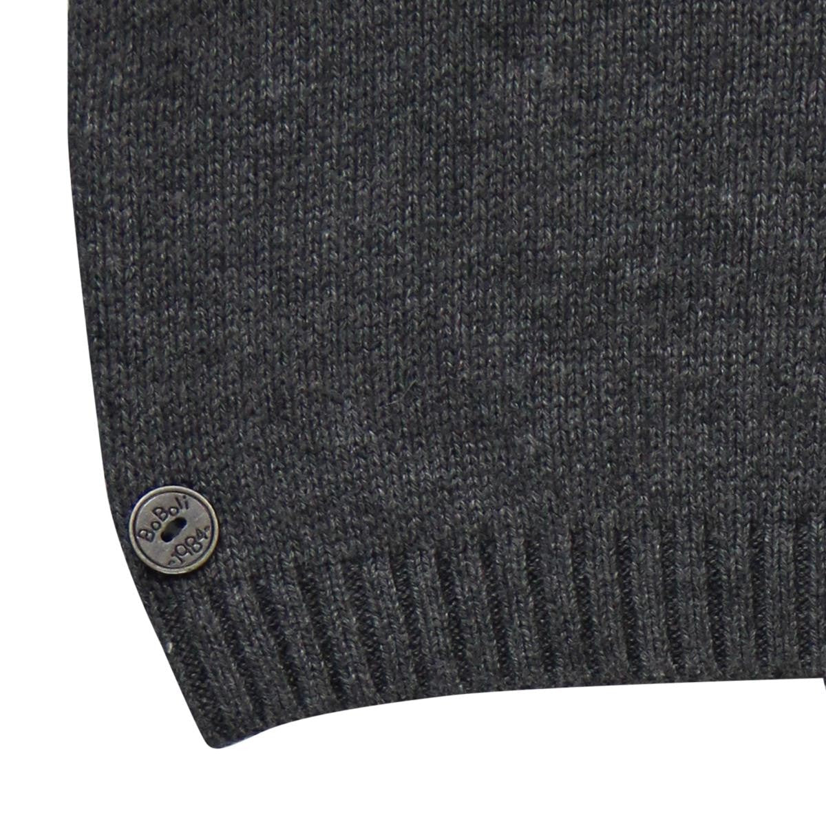 Boboli 344001_8070 sweter kolor szary -  - #tag1# - #tag2# - #tag3# - #tag4#