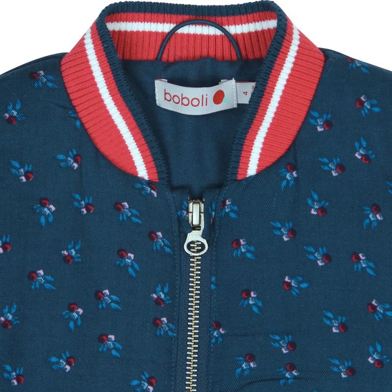 Boboli 406213-9911 kurtka bomber dla dziewczynki kolor granat - - #tag1# - #tag2# - #tag3# - #tag4#