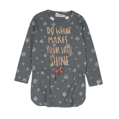 Boboli 416124-8097 dress for girls, ash color