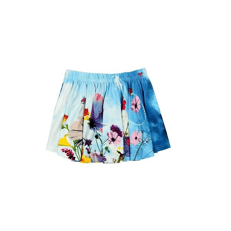 Boboli 435147-1100 Spódnica dziewczęca na gumeczce kolor niebieski - - #tag1# - #tag2# - #tag3# - #tag4#