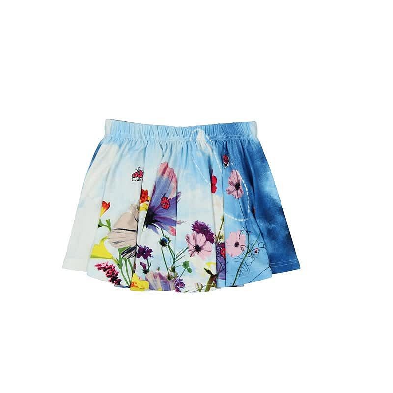 Boboli 435147-1100 Spódnica dziewczęca na gumeczce kolor niebieski - - #tag1# - #tag2# - #tag3# - #tag4#