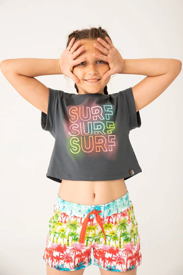 Boboli 436058-8131 Bluzka dziewczynka kolor grafit -  - #tag1# - #tag2# - #tag3# - #tag4#