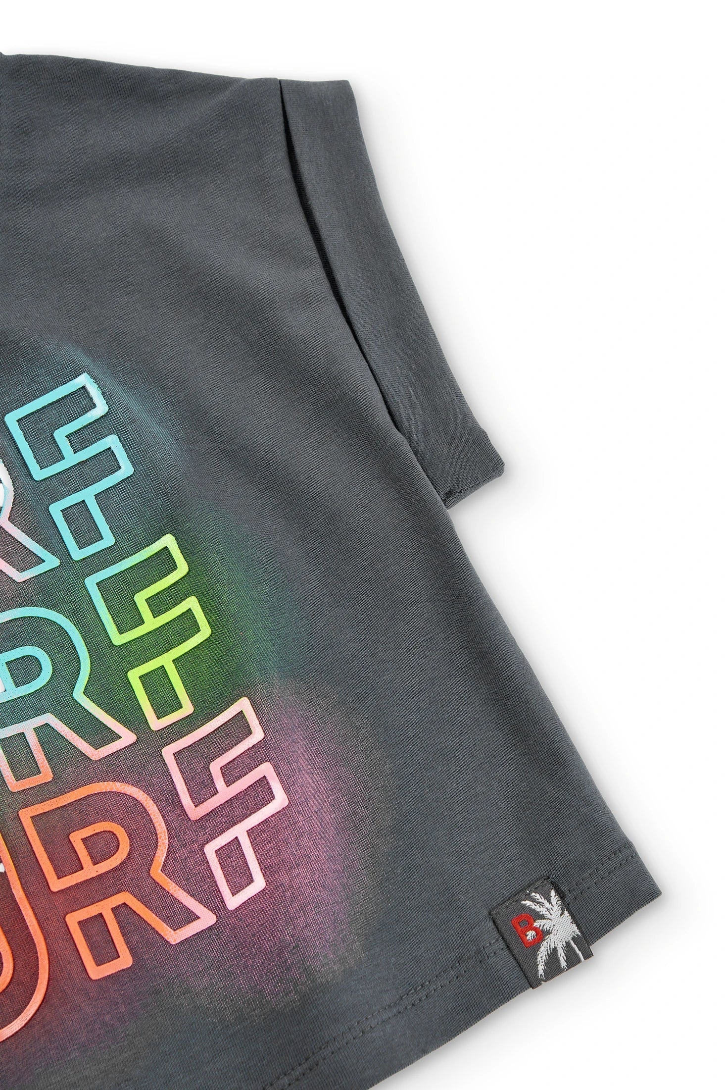 Boboli 436058-8131 Bluzka dziewczynka kolor grafit -  - #tag1# - #tag2# - #tag3# - #tag4#