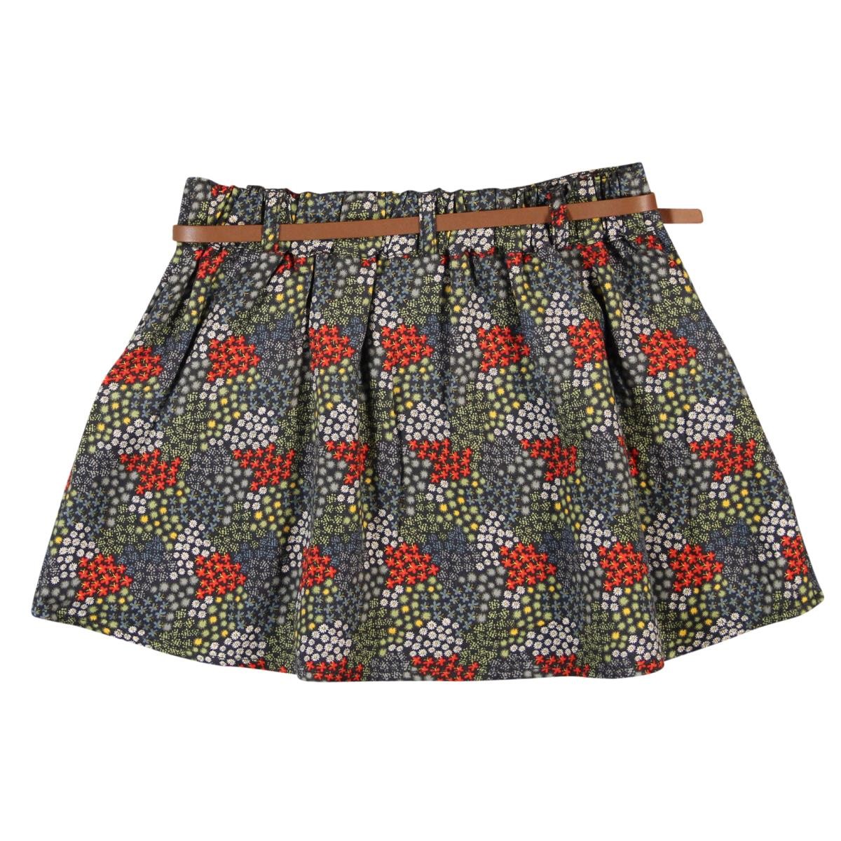Boboli 444068_9524 spódnica z paskiem kolor granat - - #tag1# - #tag2# - #tag3# - #tag4#