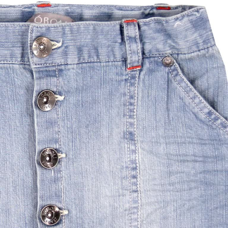 Boboli 453103-BLEACH Spódnica kolor jasny niebieski - - #tag1# - #tag2# - #tag3# - #tag4#