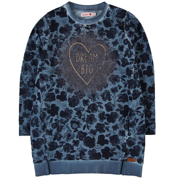 Boboli 454058_9560 sukienka kolor niebieski -  - #tag1# - #tag2# - #tag3# - #tag4#