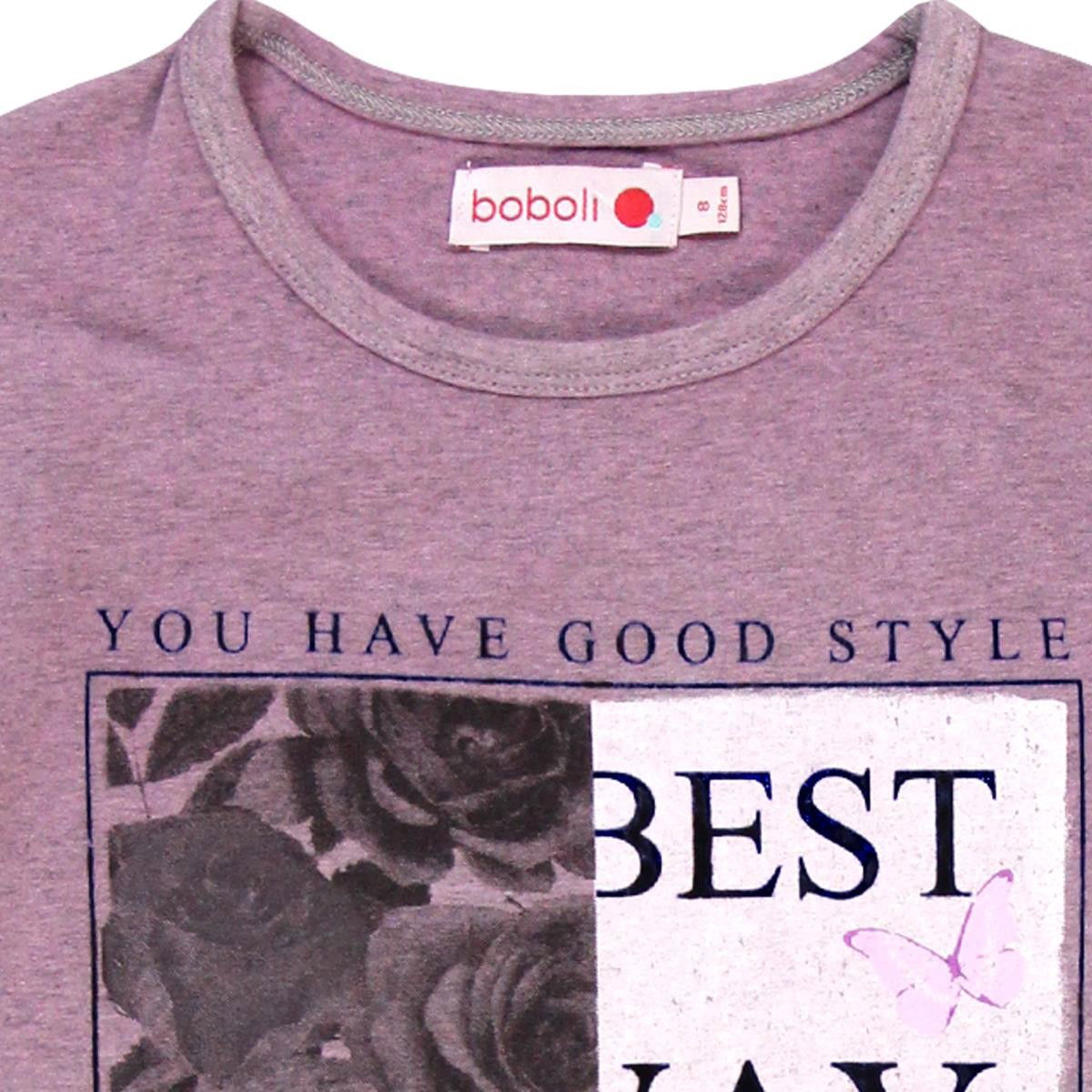 Boboli 464093_8034 bluza kolor szary melanż - - #tag1# - #tag2# - #tag3# - #tag4#