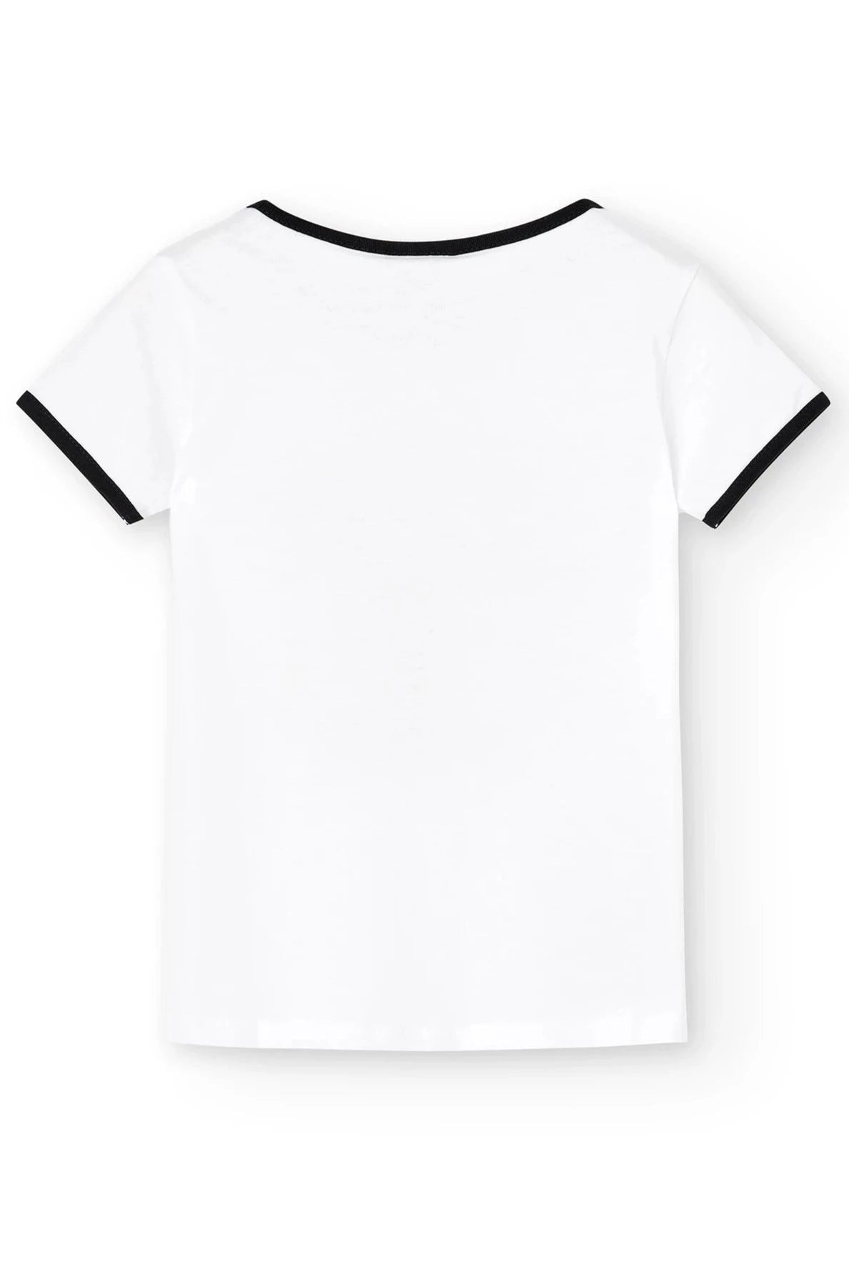 Boboli 466017-1100 T-shirt dziewczynka kolor biały - - #tag1# - #tag2# - #tag3# - #tag4#