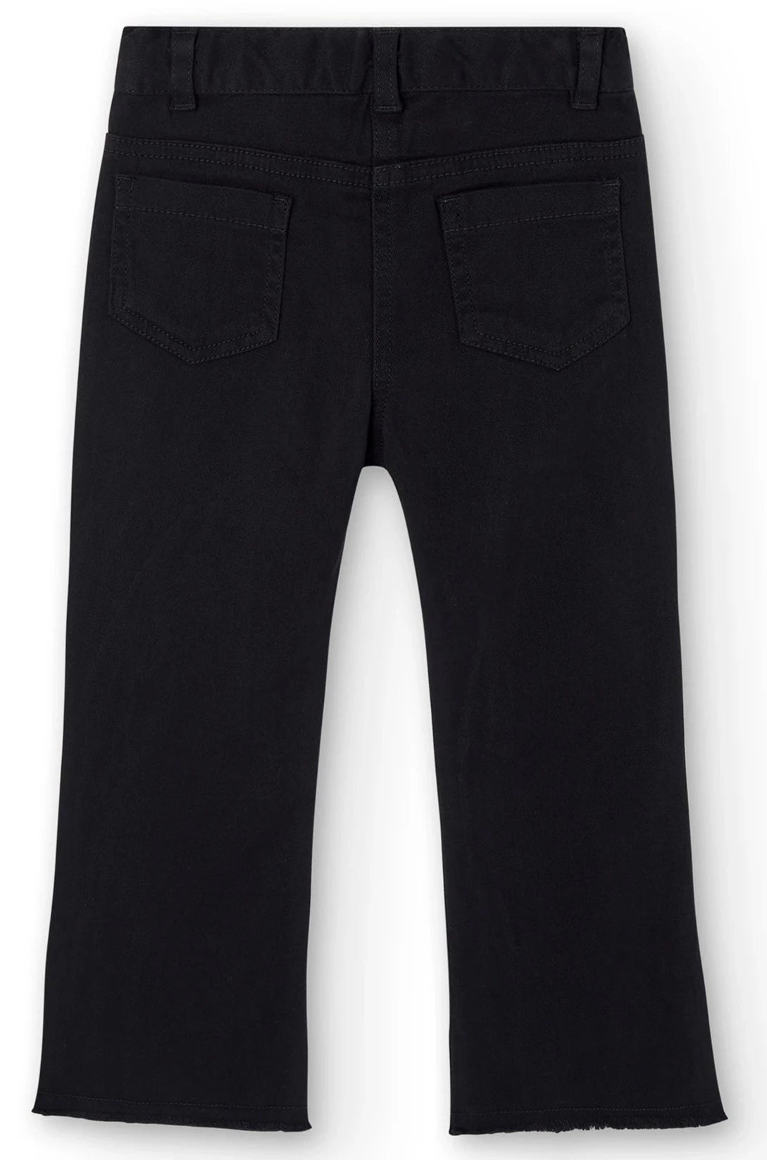 Boboli 476018-890 Spodnie dzwony dziewczynka kolor czarny -  - #tag1# - #tag2# - #tag3# - #tag4#